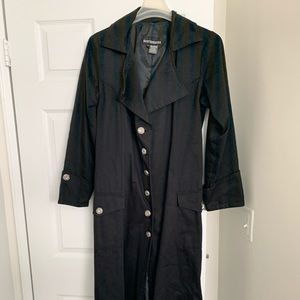 Black Gothic Trench Coat